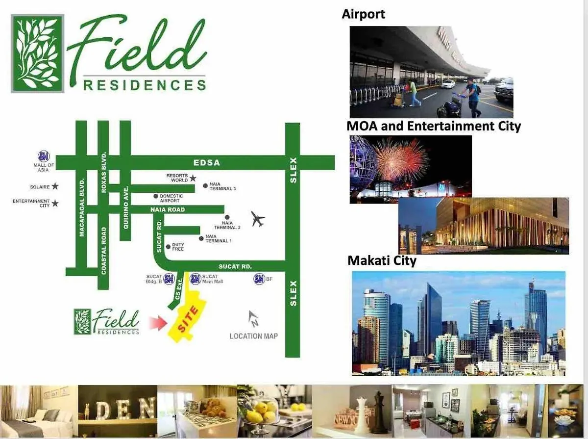 Staycation At Field Residences Near Airport Manila Lejlighed
